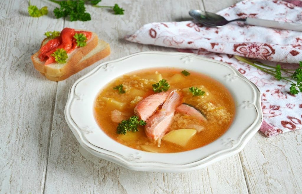 Уха из форели по раскатовски